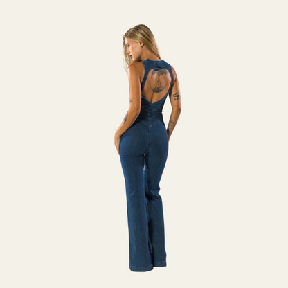 HeartFlare™ Denim Jumpsuit