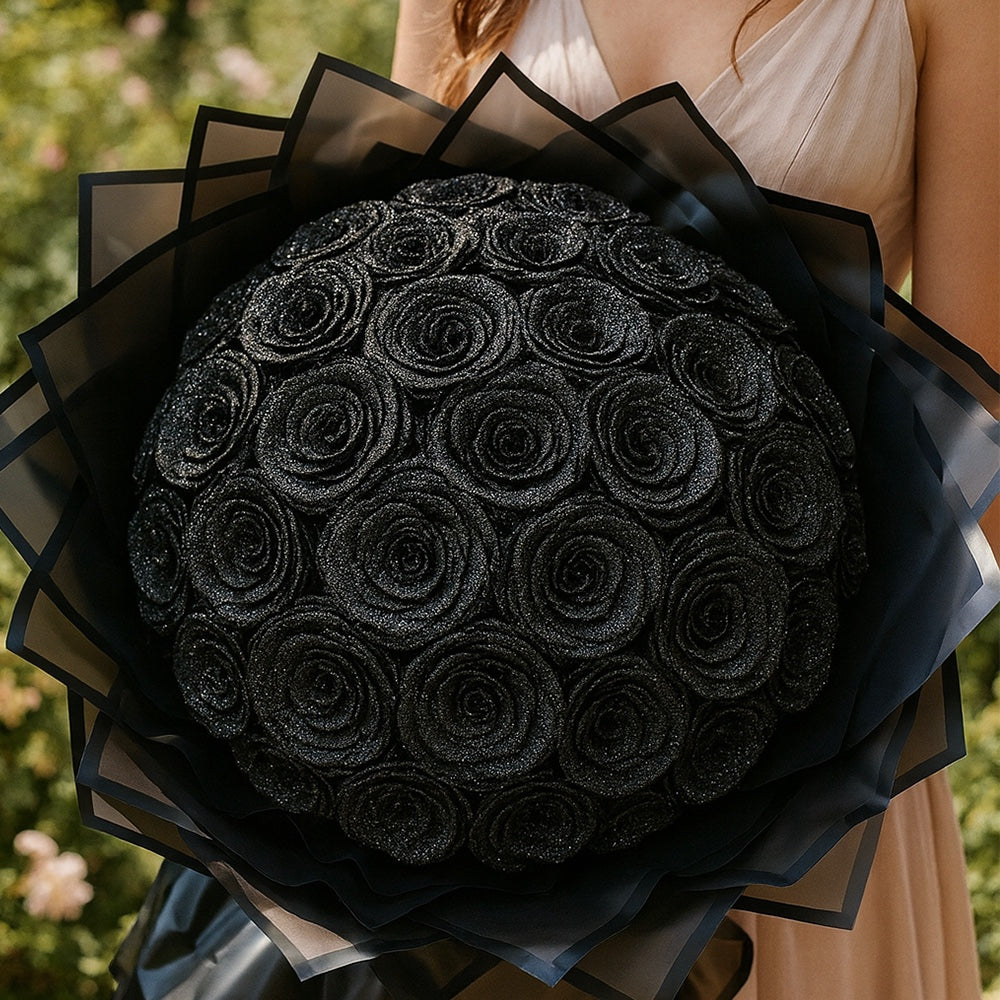 Glitter Rose Bouquet